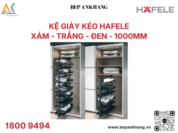 Kệ giày kéo Hafele 1000mm - 806.22.500 - Xám